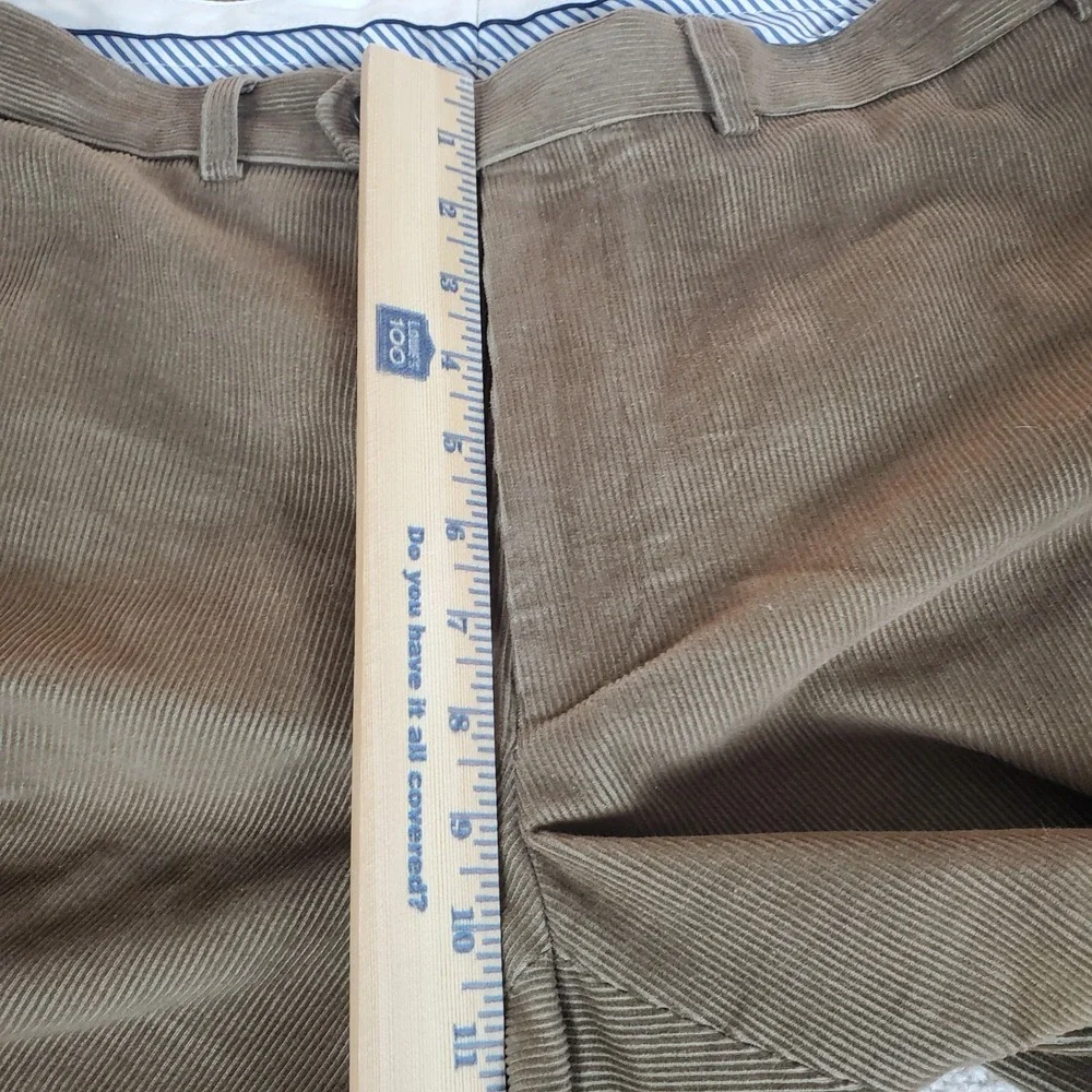 Lauren Ralph Lauren Men's Tan Corduroy Pants Tagged 38X29 Actually Measure 39X29